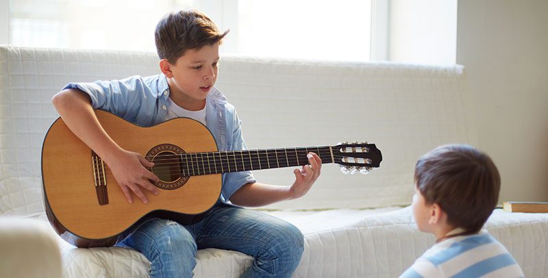 Guitar Lessons Give Kids A Healthy Outlet for Managing Stress